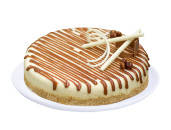 Gâteau au fromage et au caramel