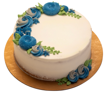 Rosettes bleues et grises