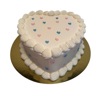 Création "Gender Reveal Coeur"